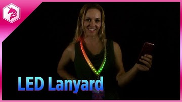 NeoPixel Badge Lanyard with BlueFruit Tutorial @adafruit #adafruit