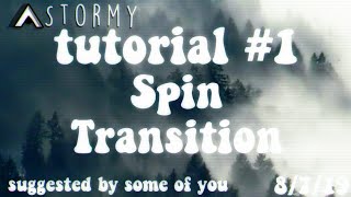 Tutorial #1: How to do the Spin Transition - 8/7/19