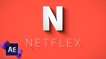Logo Animation like Netflix Style Minimal Shadow 3D Logo Animation
