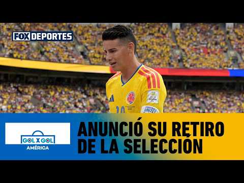 HE ANNOUNCED HIS RETIREMENT | James Rodríguez says goodbye to the Colombian National Team | GolXGol
