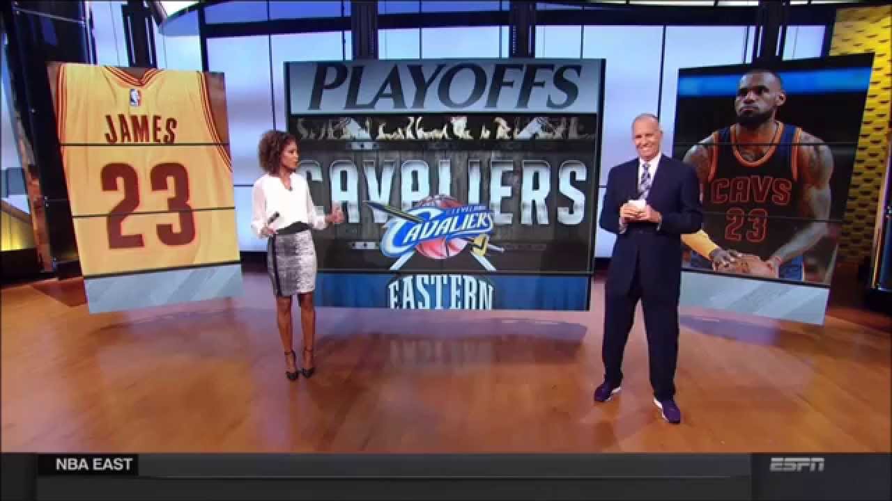 Sage Steele in White (Walking and Profile Shots) NBA Countdown YouTube