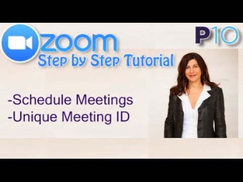 zoom schedule meeting with different meeting id