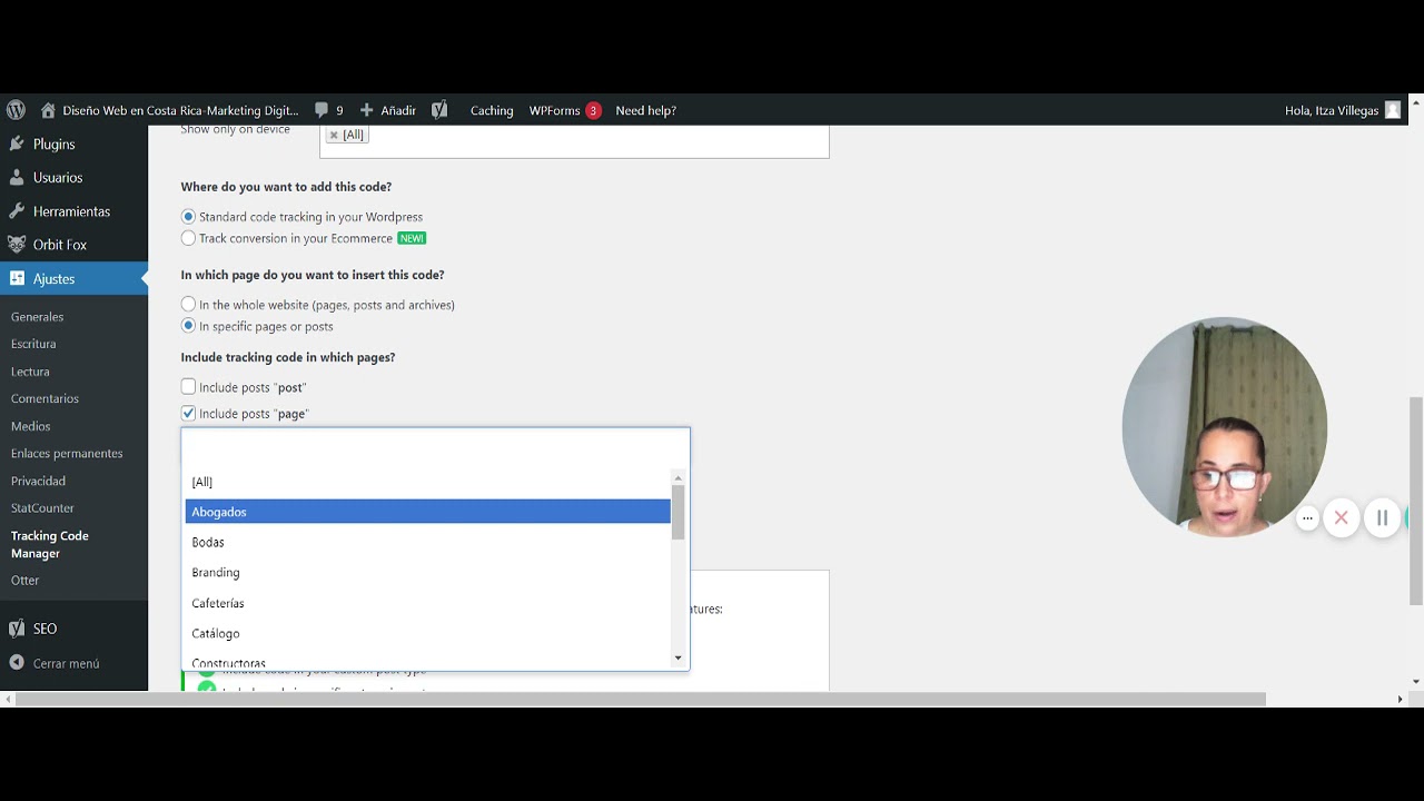 INSTALANDO TRACKING CODE MANAGER WORPRESS - YouTube