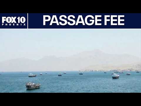 Iran war: Donald Trump announces U.S. will charge 20% fee in Strait of Hormuz | FOX 10 Phoenix
