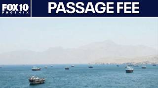 Iran war: Donald Trump announces U.S. will charge 20% fee in Strait of Hormuz | FOX 10 Phoenix