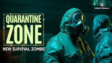 Zombie Apocalypse Simulator in Unreal Engine 5 | QUARANTINE ZONE Gameplay Demo
