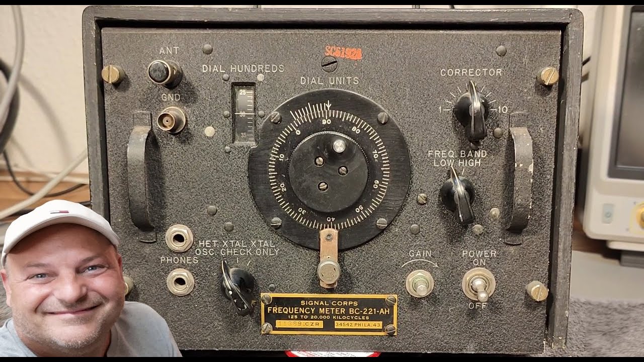 周波数計BC 221 AK SIGNAL CORPS 米軍第二次世界大戦 maxresdefault.jpg