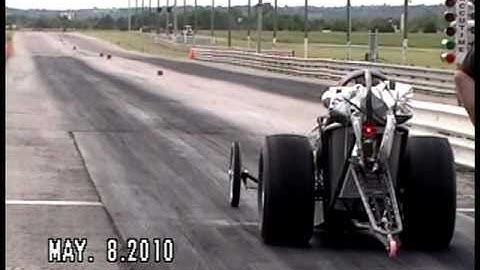 Meador & Stouffer Nostalgia Front Engine Dragster at Texas Blown Fuel Association event