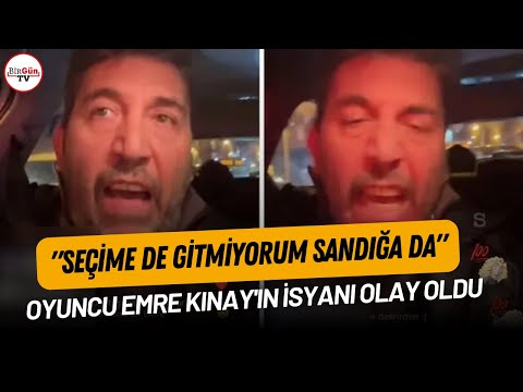 Oyuncu Emre Kınay'ın isyanı sosyal medyada gündem oldu