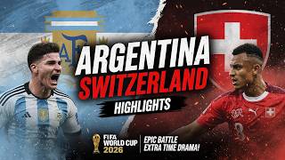 🔥 UNBELIEVABLE MATCH! Argentina Beat 10 Man Switzerland | 😱 LIONEL MESSI MAGIC AND ALVAREZ GOLAZO
