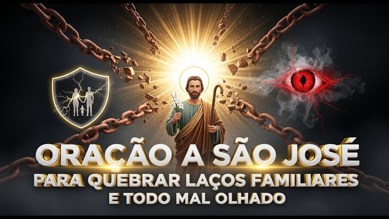 ORAÇÃO A SÃO JOSÉ PARA QUEBRAR LAÇOS FAMILIARES E TODO MAL OLHADO EM SUA FAMÍLIA