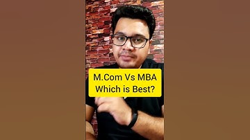 🔥🔥 M.com Vs MBA Which is Best? | Career Guidance Academy #shorts #ashortaday