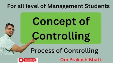 Process of Controlling II Business Management II
