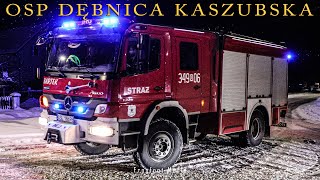 OSP DĘBNICA KASZUBSKA alarmowo do zdarzenia!