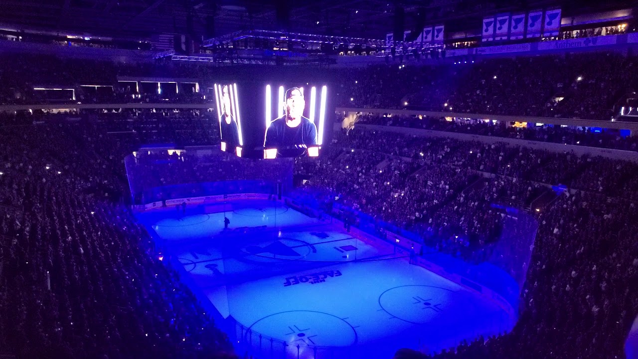 2019 St Louis Blues Banner Raising
