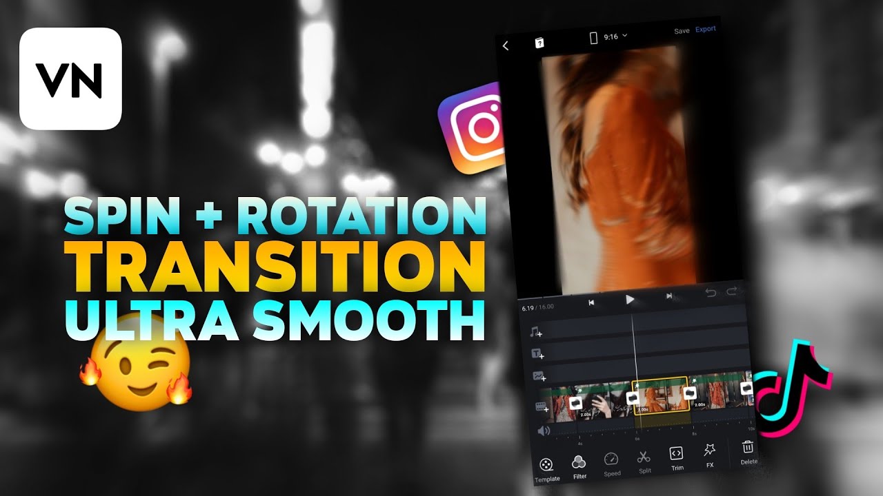 Awesome Spin + Rotate Transition Smooth Next Level Vn tutorials