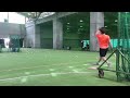 バッティング練習をする吉田正尚