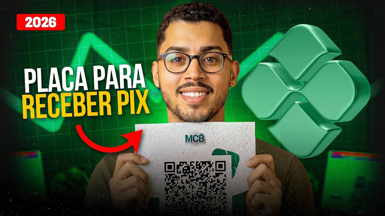 Gerador de QR Code Pix e placa grátis, personalizada com logo