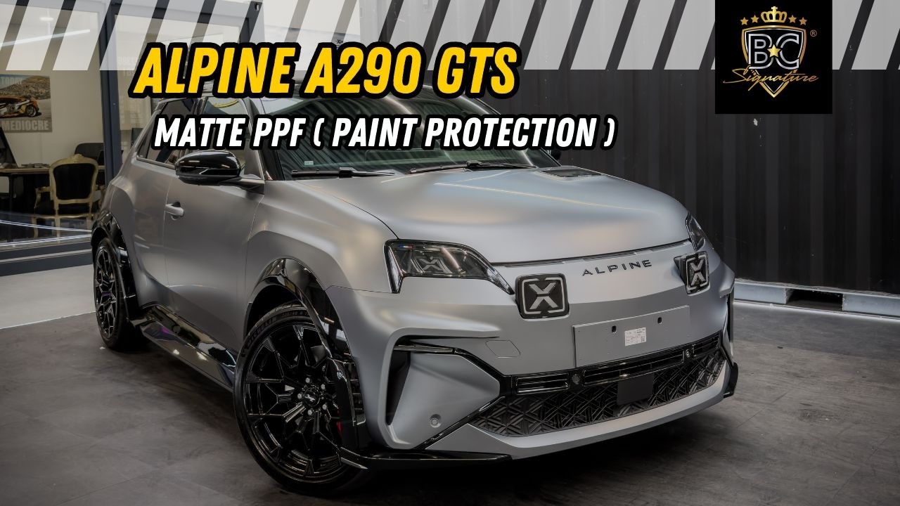 Alpine A290 GTS - Matte PPF carwrap