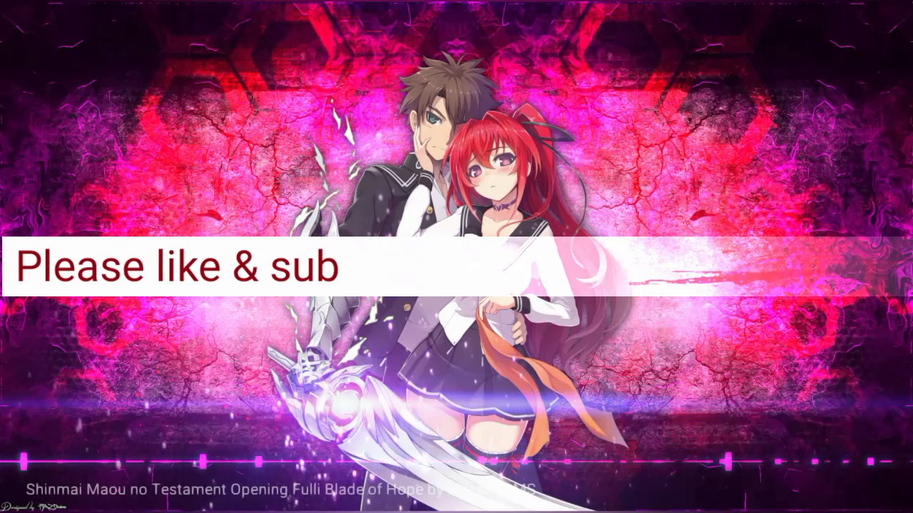 Shinmai Maou No Testament Opening Song