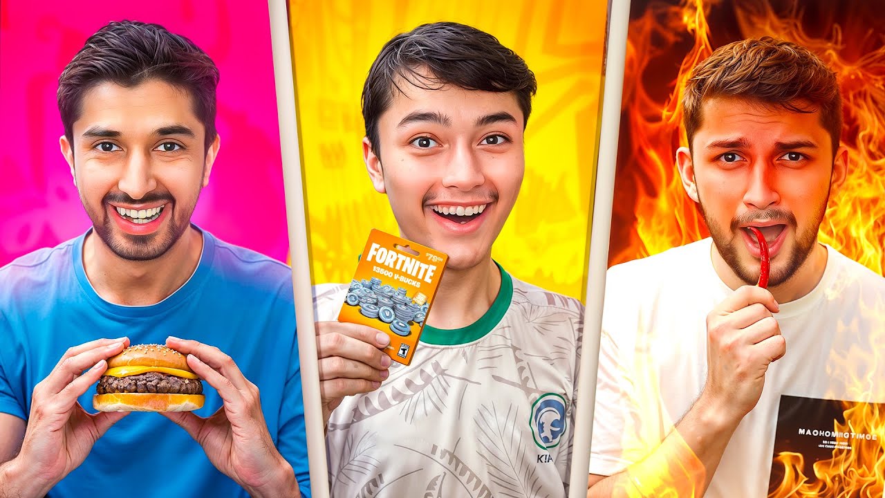 اصعب تحدي | وليد ضد نصرت ضد محمد!!😱على 13500 فيبوكس