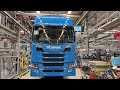 Inside scania production manufacturing process at the truck factory