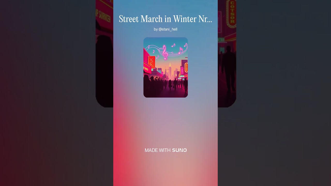 Street March in Winter -v1: happy joke, with Vocalising - © 2026 