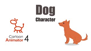 How to create a dog character in cartoon animator 4