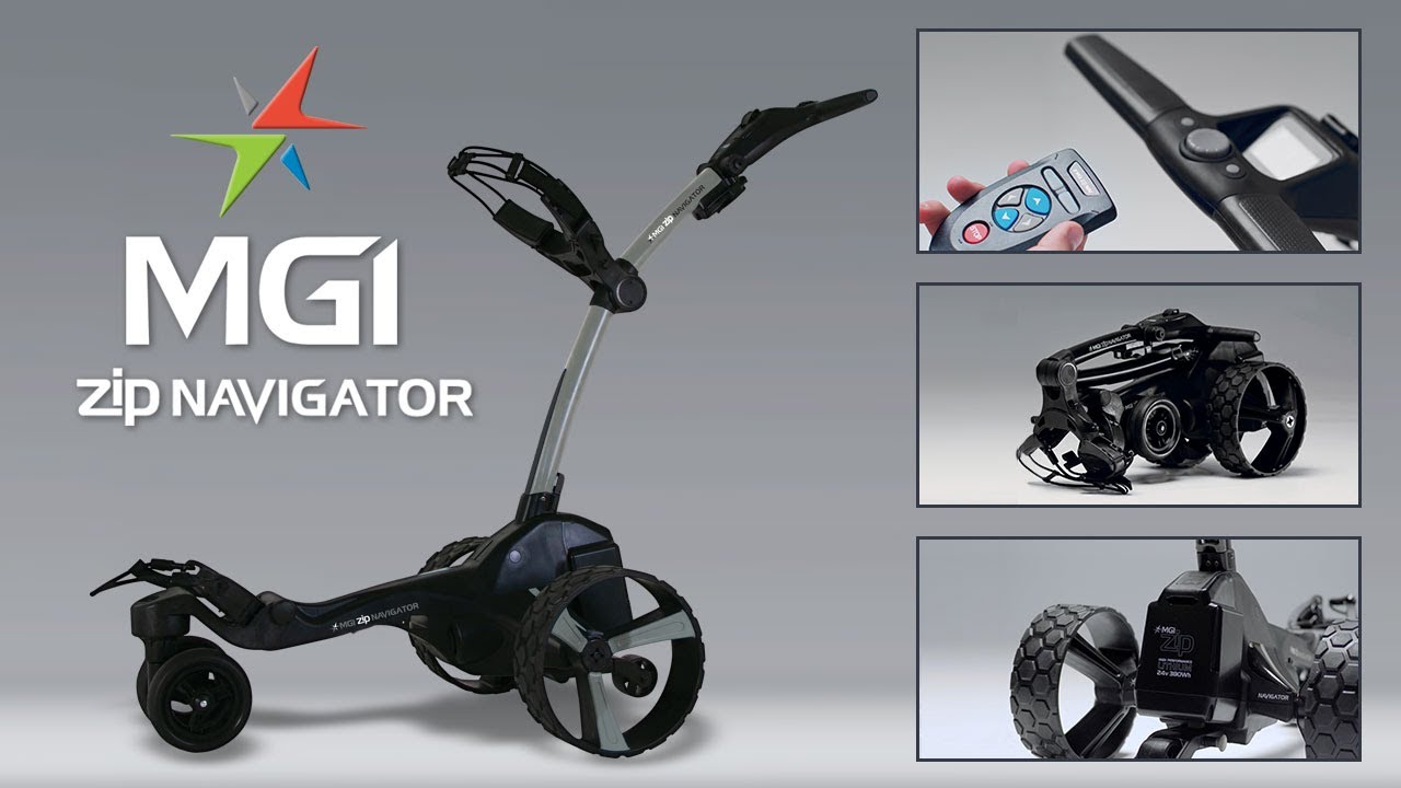 MGI Zip Navigator Golf Buggy 2021 (FEATURES) - YouTube