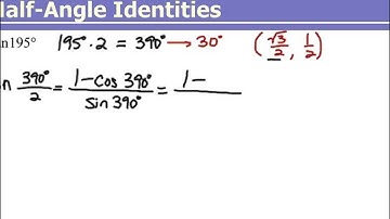 5 4 7 Finding Exact Values with Half Angle Identities #2