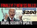 7 NEW BILLS for Social Security With Increases 2023 | SSI SSDI VA Increased Payments | Social Securi