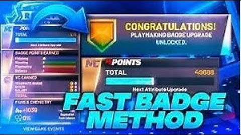 BRAND NEW FASTEST AND BEST  BADGE GLITCH/METHOD IN NBA 2K22 FOR ALL BADGE CATEGORIES (MUST SEE)