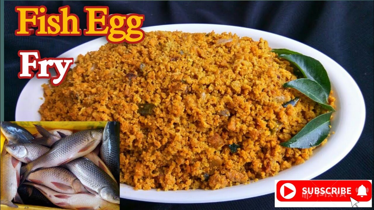 Fish Egg Fry Delicious Fish Egg recipes fishfishegg YouTube