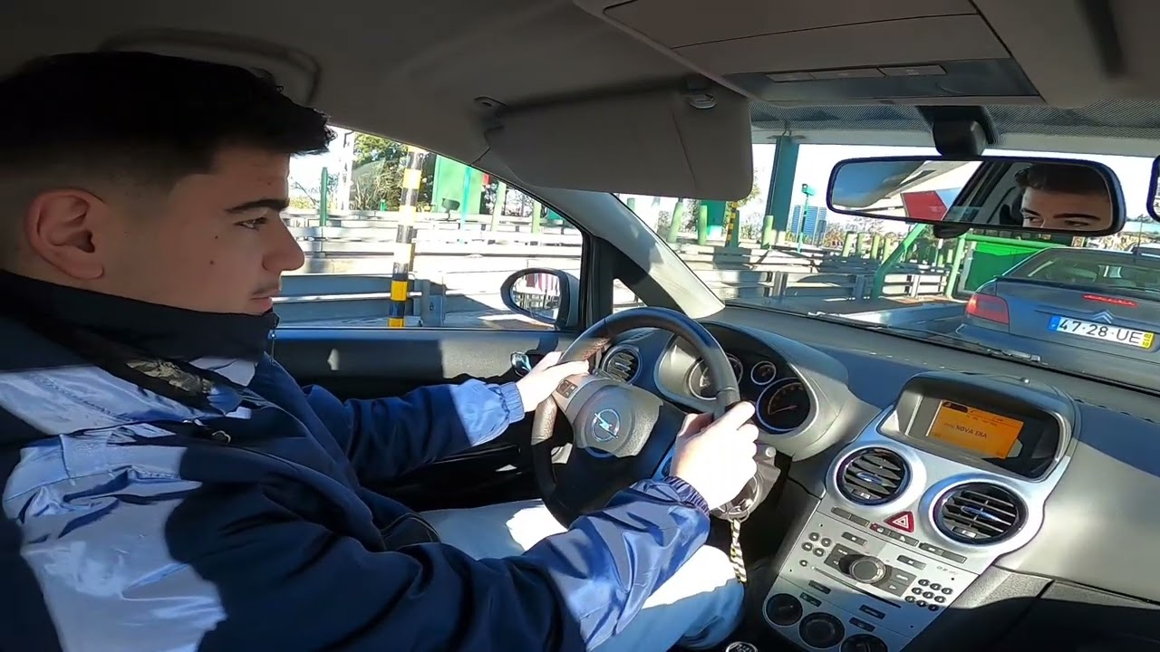 Aula de SIMULAÇÃO DE EXAME num percurso em Penafiel