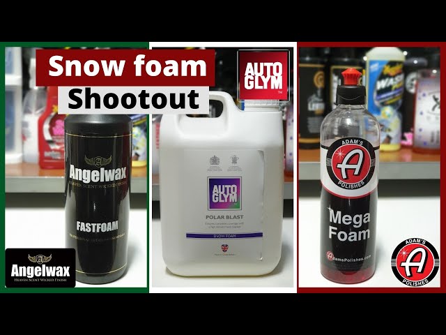 Snow foam Shootout - Part 1 (Fast foam, Polar blast, Mega foam) 