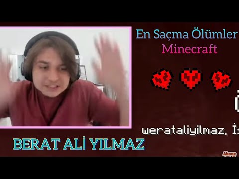 Berat Ali Yılmaz En Saçma Ölümleri Minecraft (Komik Montaj)@BeratAliYilmaz#berataliyılmaz