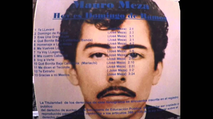 Jose Mauro Meza - Me dicen el Tecolote
