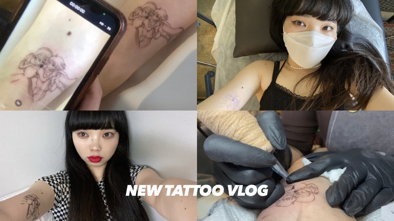 【TATTOO VLOG】韓国でジブリタトゥーしてきた！ちな、ハウル！