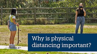 We asked: Why is physical distancing important right now?