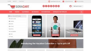 How To Setup SoraCart Blogger Template - SoraTemplates