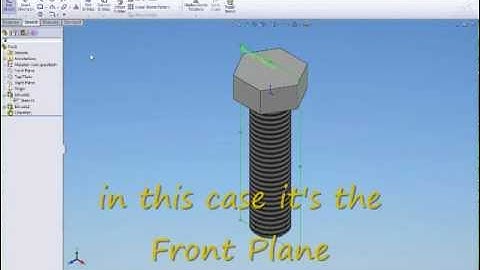 Hexagonal screw head revolved cut.wmv