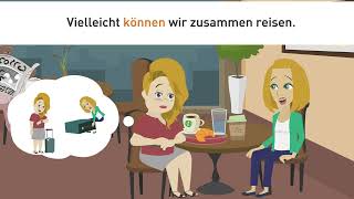 Learn German with dialogs | Simple conversations A1 | @hallodeutschschule