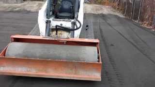 MBW Skid Steer Roller Attachment Walk Around