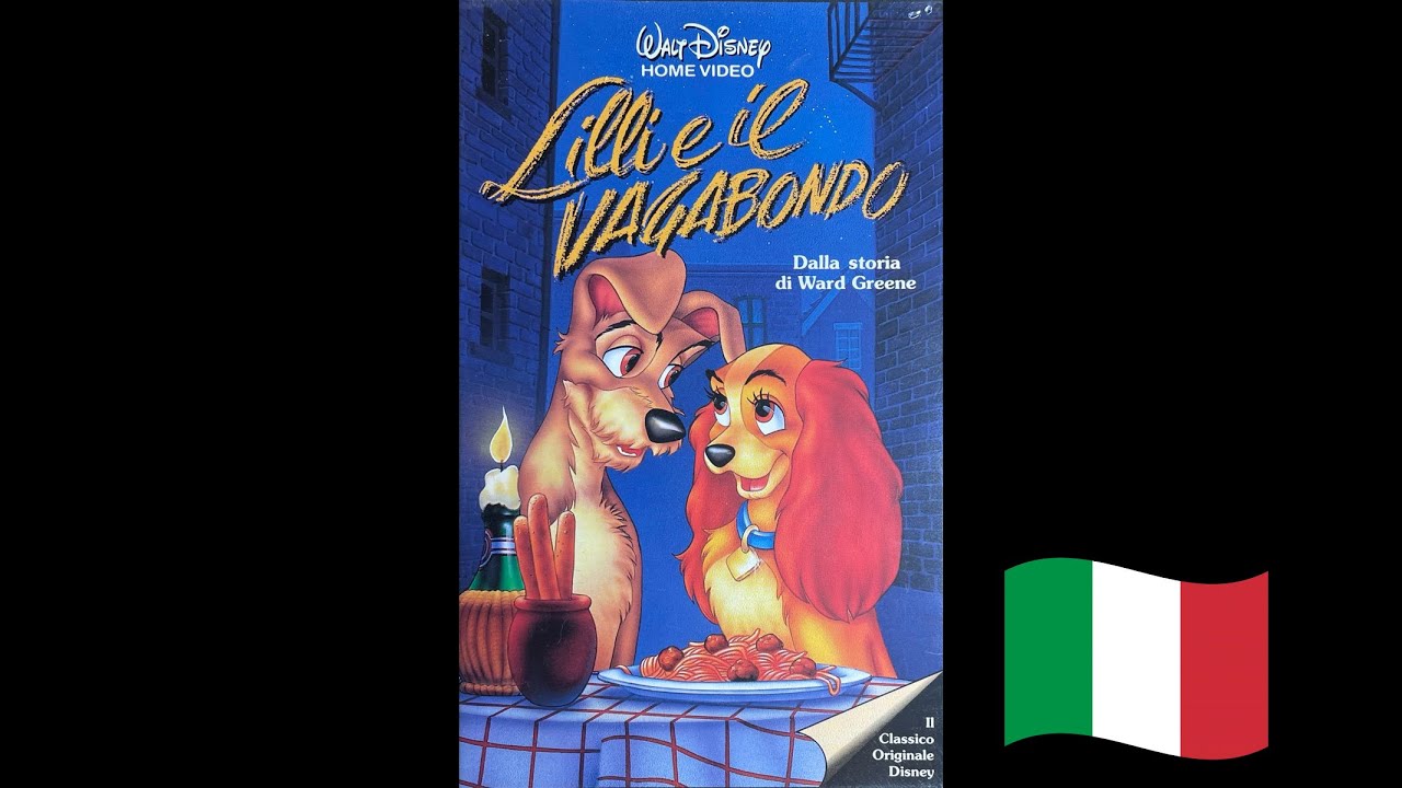 Opening Lady and the Tramp VHS 1990 ITALIANO