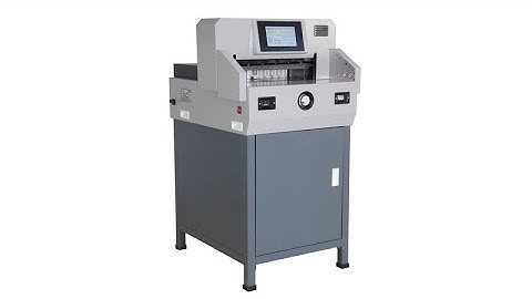 New Touch Display 460mm A3 Electric Paper Cutting Machine Guillotine Paper Cutter 4606K For Sale