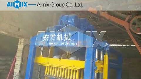 Aimix Block Making Machine - Making Solid Blocks Video