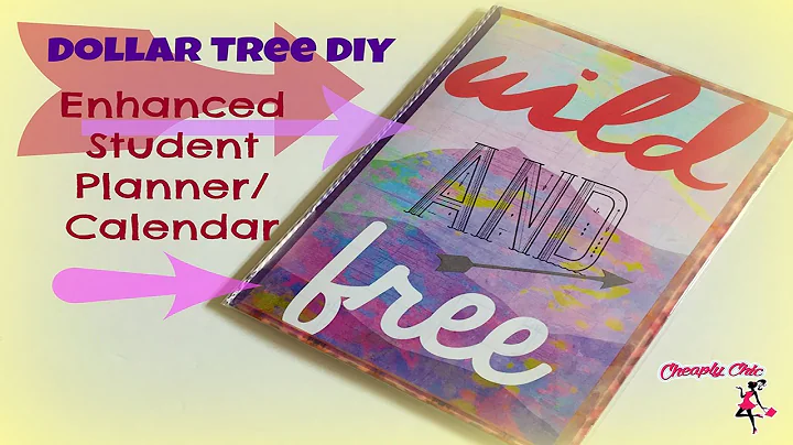 Dollar Tree DIY: Highly Requested Student Planner / Calendar Tutorial!