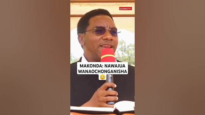 🤔MAKONDA: NAWAJUA WANAOCHONGANISHA😳🔥🙏 #globaltv #breaking #shortsvideo #viralvideo #trending #live