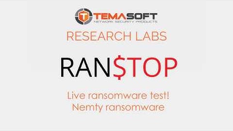 Ranstop thwarts Nemty ransomware attack – TEMASOFT Labs