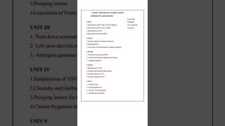 #annauniversity#tocimportantquestions#theoryofcomputation#cs3452#unitwiseimportantquestions#toc#sem4